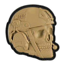 PATCH OPERATOR SKULL - 3D PVC - COYOTE - M-TAC