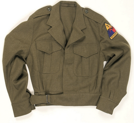 US Ike Jacket With Insignia Used