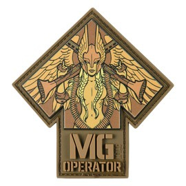 PATCH OPERATOR MG PRINT PVC - COYOTE - M-TAC