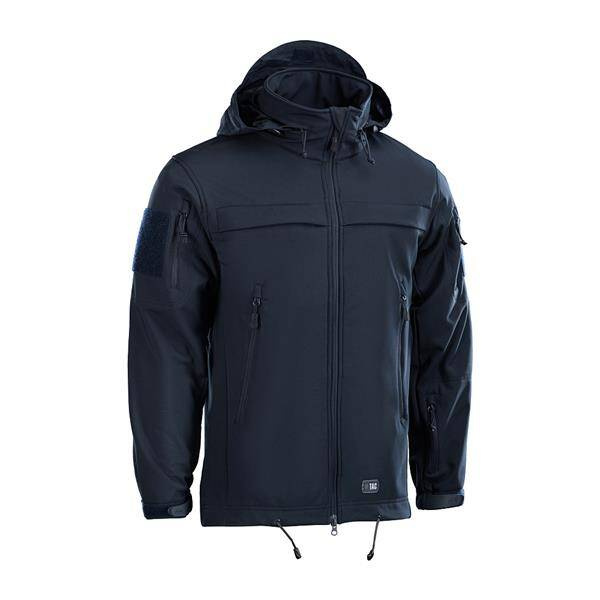 JACHETA SOFTSHELL POLICE, BLEUMARIN INCHIS - M-TAC