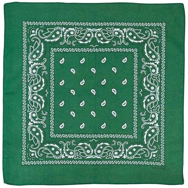 BANDANA CLASICA - 55 x 55 CM - MFH - VERDE OD