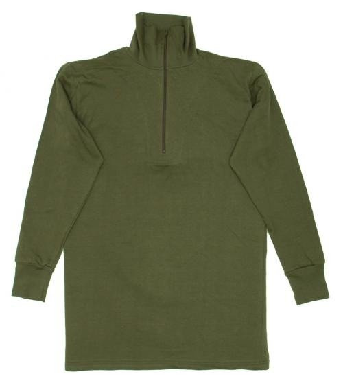 GENUINE GERMAN ARMY O.D. TRICOT SHIRT ZIPPER