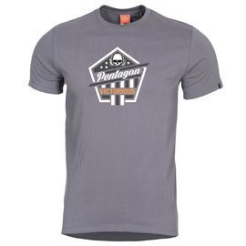 AGERON "VICTORIOUS" T-SHIRT - GREY - PENTAGON