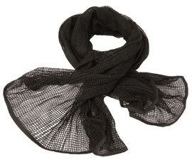 NET SCARF PES - 190x90 CM - Mil-Tec - BLACK