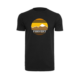 TRICOU - FORVERT PRINT - NEGRU - BISHOP - BRANDIT