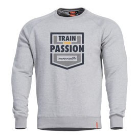 SWEATER - HAWK "TRAIN YOUR PASSION" - Pentagon® - MELANGE