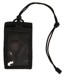 BADGE HOLDER - ID CARD HOLDER - BLACK