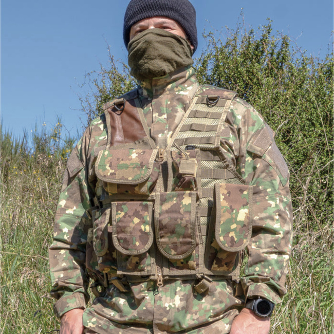 VESTA TACTICA CU BUZUNARE MODULARE - MOLLE - SURPLUS MILITAR ARMATA ROMANA - CAMUFLAJ M2017 - CA NOUA