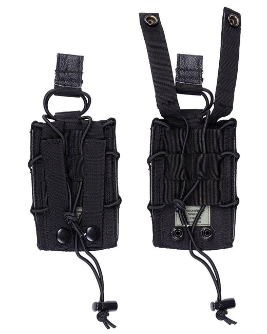 BLACK OPEN TOP MAGAZINE POUCH SINGLE Mil-Tec