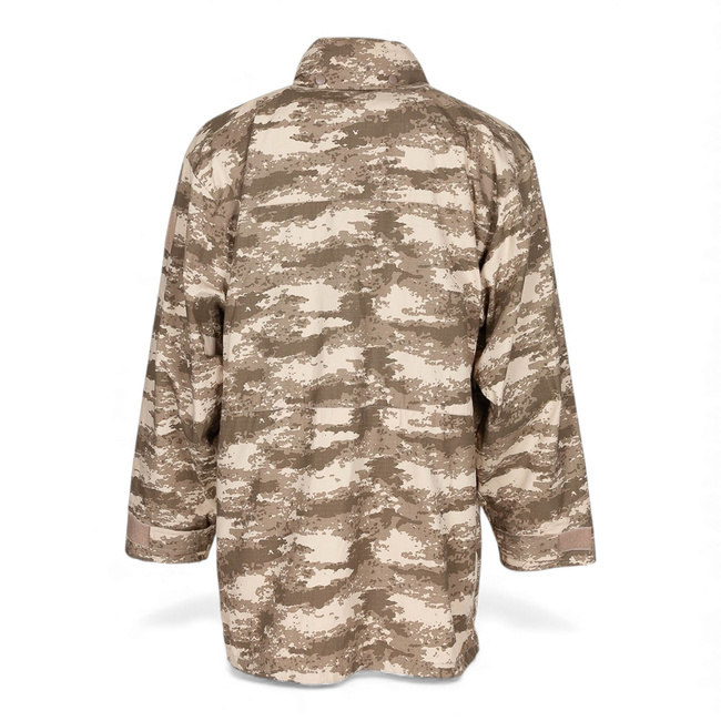 Ripstop Parka Jacket with Lining - Turkish Army Surplus - Desert Camouflage M2021 - Used