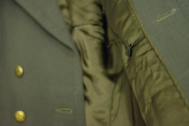 MANTA OFITERI DIN POSTAV - SURPLUS MILITAR ROMANESC - OLIVE - UZATA