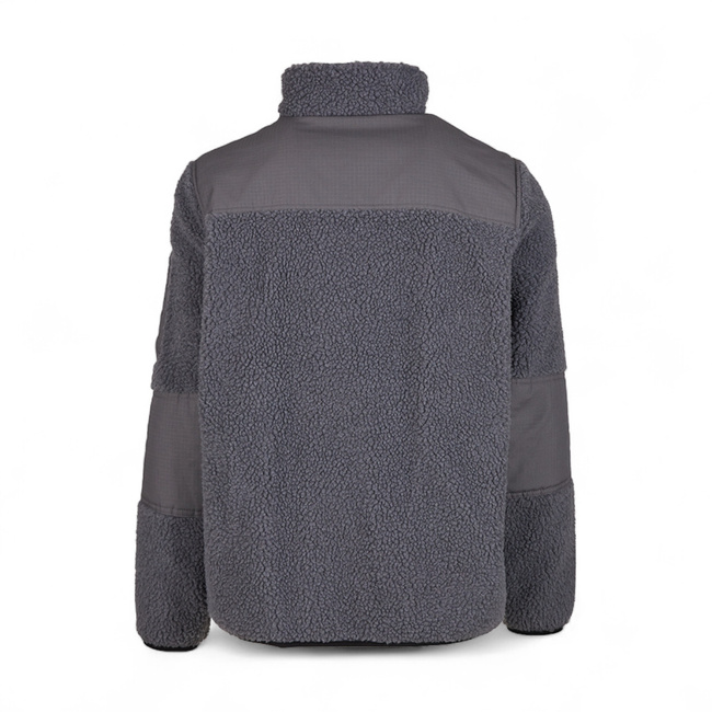 Jacheta Teddyfleece pentru Barbati - Ramble - Cu Insertii Ripstop - Anthracite - Brandit