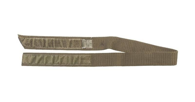 CENTURĂ CEHĂ DIN MATERIAL TEXTIL, CU BUCLĂ ȘI ÎNCHIDERE TIP VELCRO, CULOAREA VERDE OD - UZATĂ