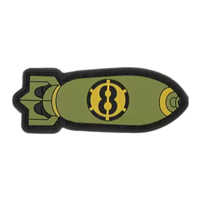 PVC PATCH - BOMB - OLIVE -  8FIELDS