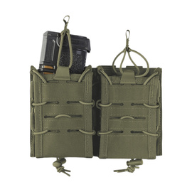 POUCH DUBLU PENTRU INCARCATOR - OPEN TOP FLEX - VERDE OD - MIL-TEC