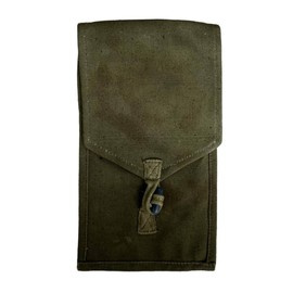 BUZUNAR TEXTIL - VERDE OLIV - SURPLUS MILITAR ARMATA ROMANA - IN STARE BUNA