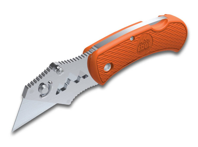 POCKET KNIFE - "B.O.A." - Outdoor Edge® - ORANGE