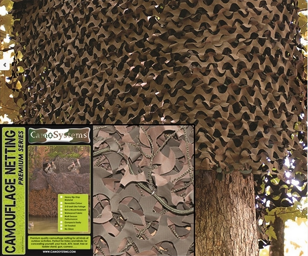 BASIC MILITARY CAMOUFLAGE NET - Mil-Tec® - 3 x 6 M - WOODLAND