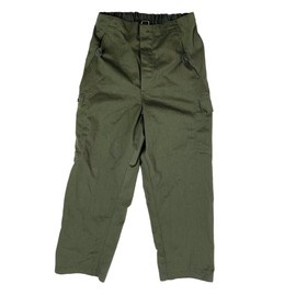 PANTALONI VINTAGE DE LUCRU CARGO MDL M44 - ANII '80 - UNISEX - 27" - VERDE OD - SURPLUS MILITAR ARMATA GERMANA