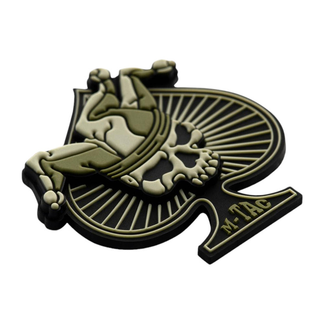 PATCH AS DE PICA 3D PVC - OLIVE/NEGRU - M-TAC