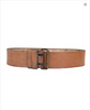 LEATHER BELT 45 MM - MILITARY SURPLUS FROM THE FRENCH ARMY - BROWN