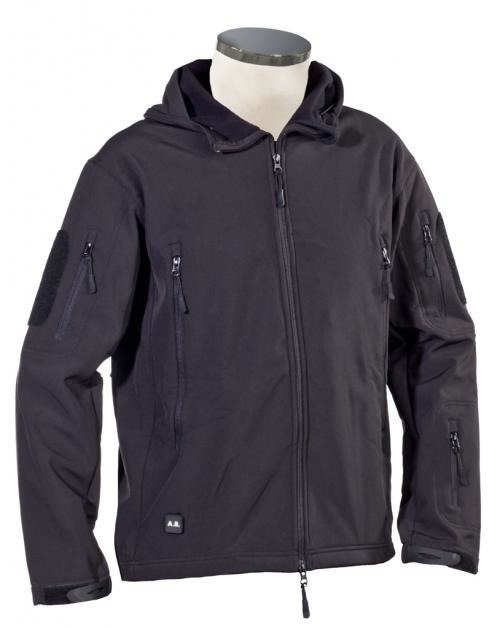FLEECE-JACKET ´DELTA´ BLACK