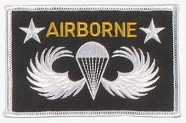 EMBLEMA U.S. PARATROOPER AIRBORNE 80 x 120 MM