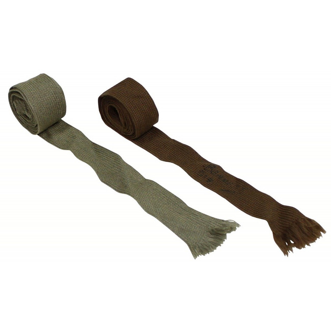 BANDĂ DIN PÂNZĂ - BUMBAC - 3.5 CM/120 CM - SURPLUS MILITAR BRITANIC - UZAT