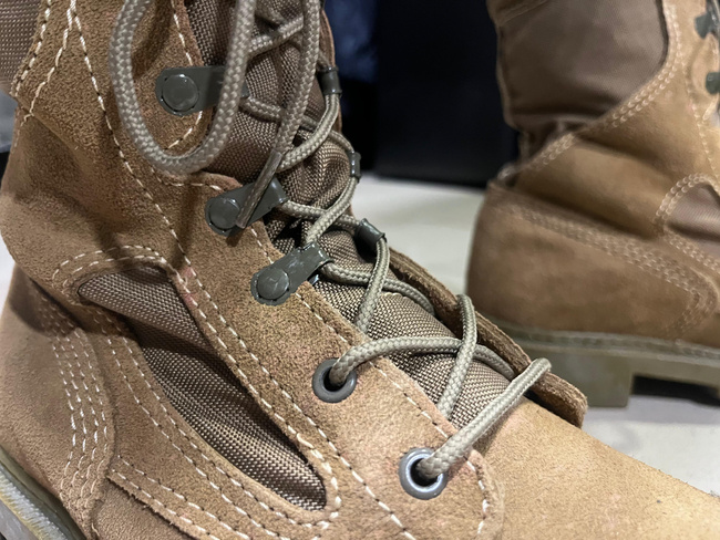 COMBAT BOOTS - USA PANAMA JUNGLE 3.0 - TRU SPEC - USA MILITARY SURPLUS - COYOTE - LIKE NEW