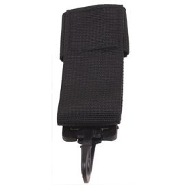 Breloc PD, naylon, negru - MFH