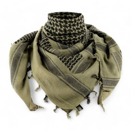 ESARFA SHEMAGH - DENSE - VERDE FOLIAGE/NEGRU - M-TAC
