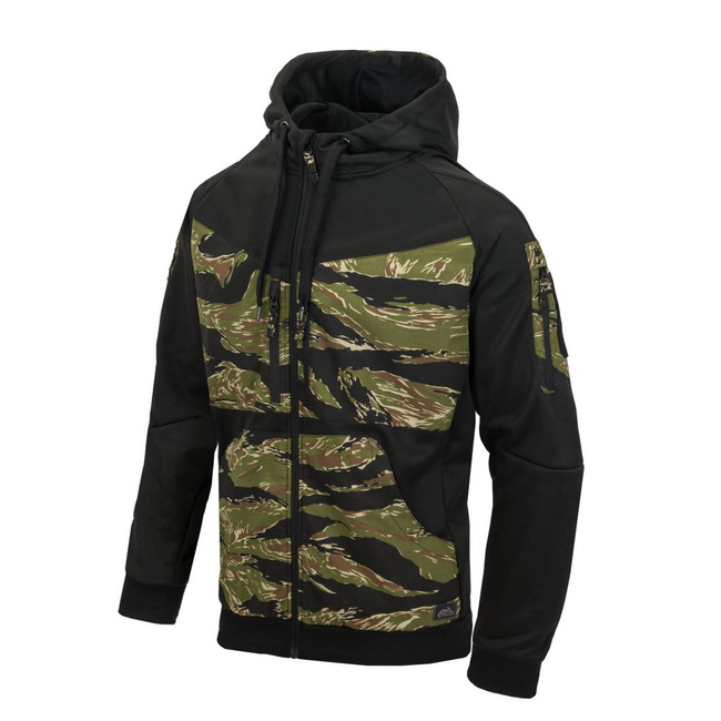 HANORAC CU FERMOAR - ROGUE - Helikon Tex - NEGRU/TIGER STRIPE