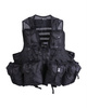 TACTICAL VEST WITH MODULAR SYSTEM AND 8 POCKETS - Mil-Tec® - BLACK