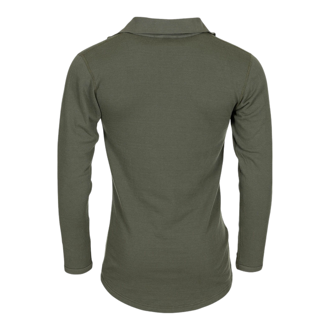 PULOVER AUSTRIAC DIN TRICOT - CU FERMOAR - VERDE OD - SURPLUS MILITAR - FOLOSIT