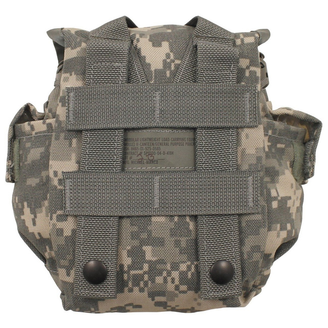 COVER FOR 1 LITRE US BOTTLE - MOLLE II - AT DIGITAL CAMO - MILITARY SURPLUS US ARMY - LIKE NEW