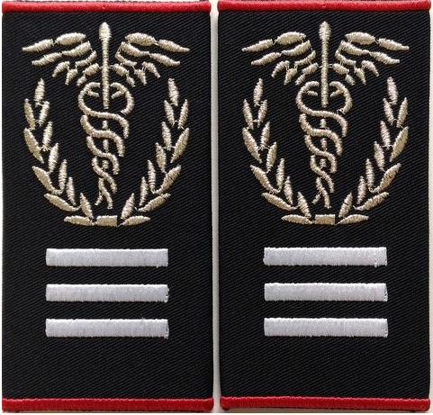 Embroidered chief medic intervention Grade I SMURD Badge (custom message)