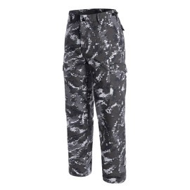 PANTALONI AMERICANI DE TEREN RANGER - STIL BDU - NEGRU DIGITAL