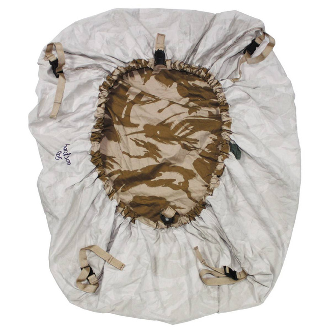 BACKPACK COVER - DPM  DESERT CAMO - BIG - BRITISH MILITARY SURPLUS - USED