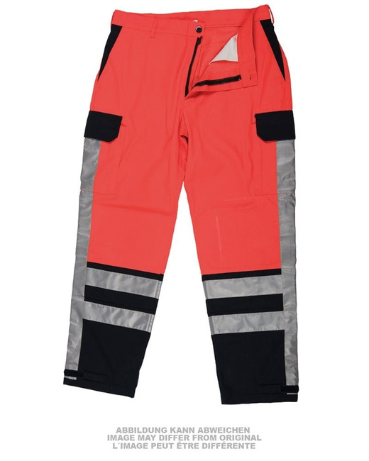 PANTALONI GERMANI - SERVICII DE SALVARE - PORTOCALIU - SURPLUS MILITAR - UTILIZAT