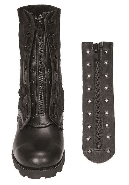 9-HOLE ARTIFICAL LEATHER BOOT ZIPPER
