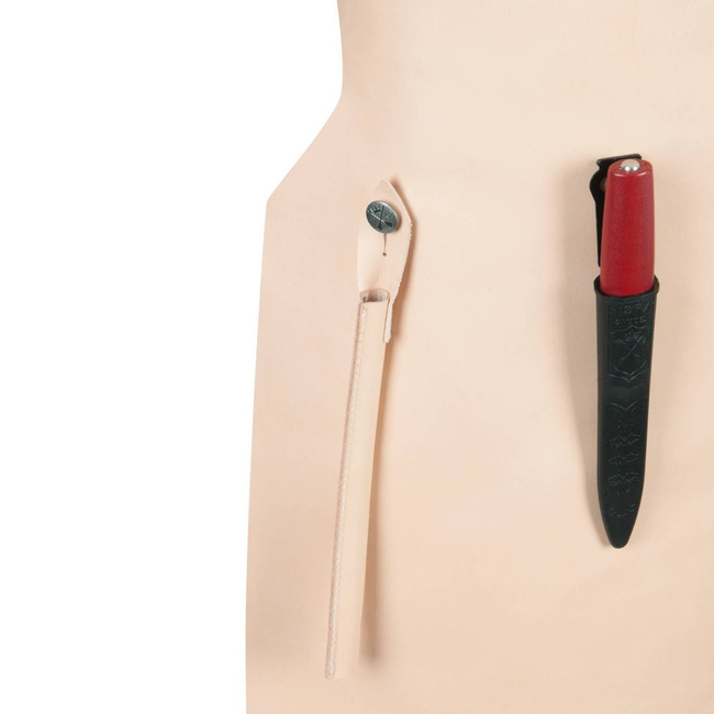 SORT DIN PIELE NATURALĂ -  MORAKNIV® - CU BONUS GRATUIT - CUȚITUL STEAK CLASSIC