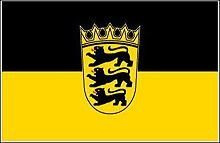 FLAG (91 x 152) cm BADEN-WÜRTTEMBERG