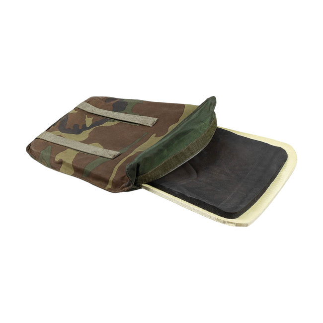 PLACA CURBATA DE PROTECTIE DIN KEVLAR - CU POUCH - SURPLUS MILITAR ARMATA ITALIEI - FUNCTIONALITATEA NU ESTE GARANTATA