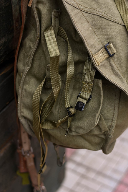 Ranita militara din panza - Armata Romana (Razboiul rece) - produs rar vintage - Verde OD - Ca noua