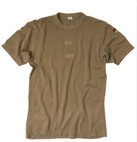 TRICOU TROPICAL, CU VELCRO SI STEAGUL GERMANIEI - SURPLUS MILITAR DE LA ARMATA GERMANA - UZAT