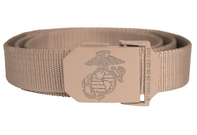 USMC Khaki 30 MM WEB BELT