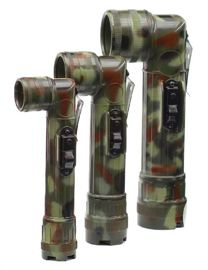 LANTERNA US G.I. STYLE ANGLEHEAD FLASHLIGHT (2 x AA CELL) FLECKTARN CAMO