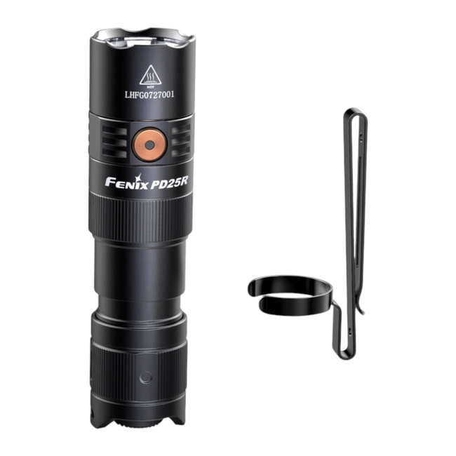 Lanterna LED ​​PD25R - neagra - Fenix