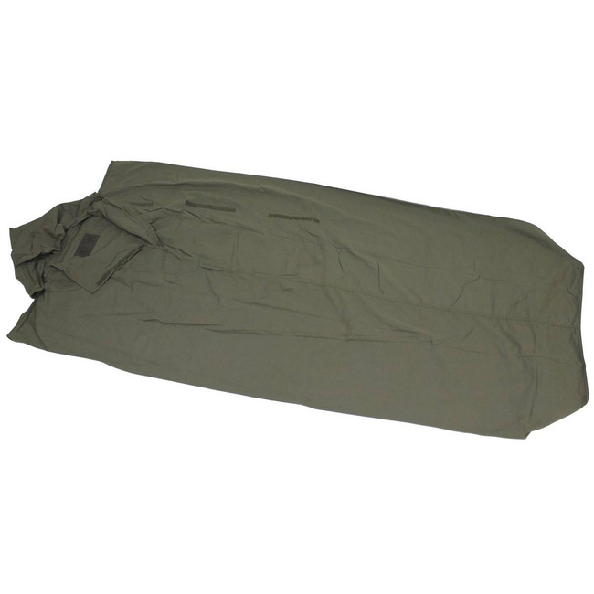 Sleeping bag liner, khaki color - British Army Military Surplus - Used