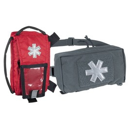 SET POUCH SI INSERTIE PENTRU TRUSA DE PRIM AJUTOR - MODULAR INDIVIDUAL MED KIT - Helikon-Tex - GRI FUMURIU
